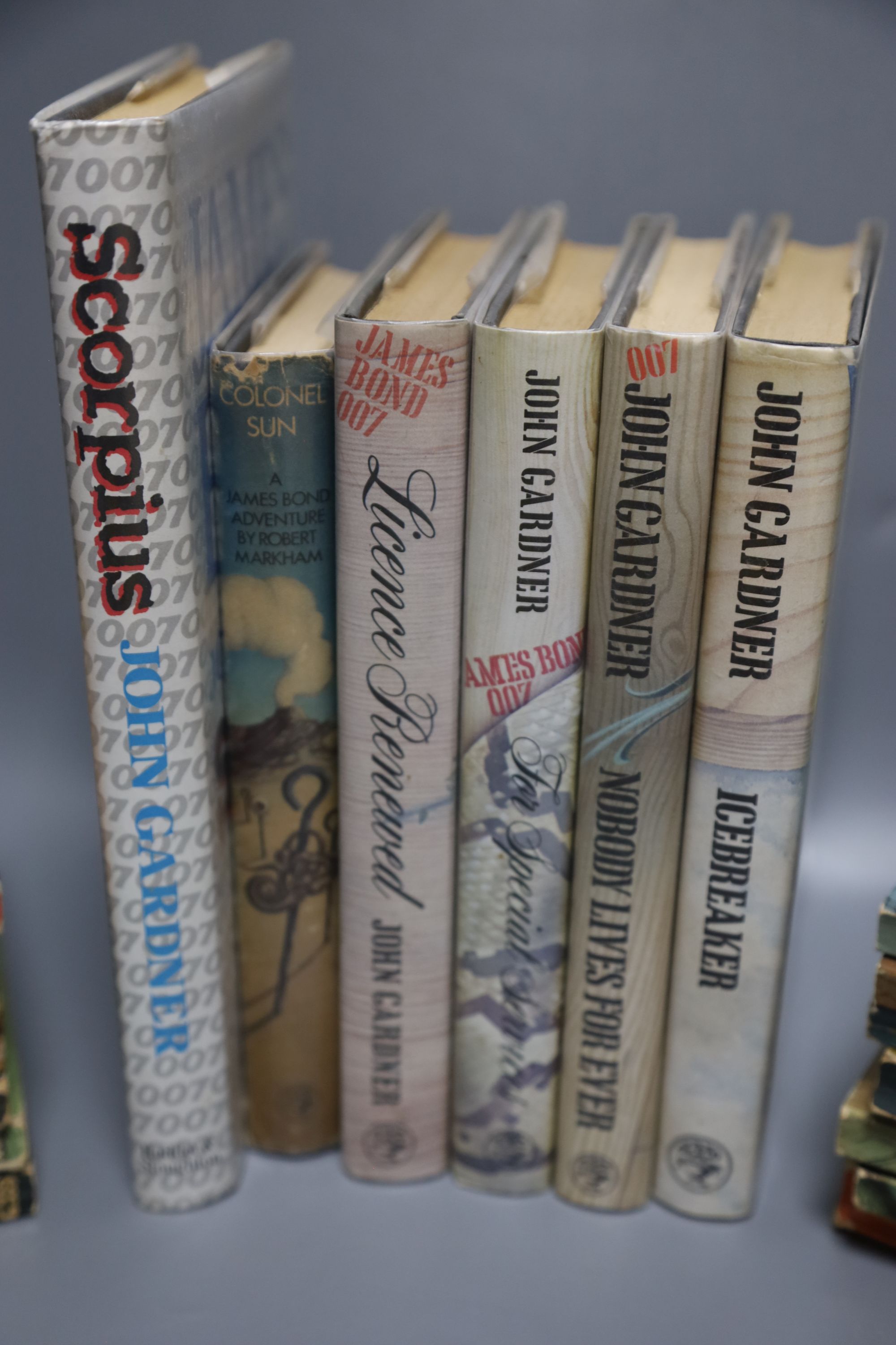 Fleming, Ian. (James Bond). A Collection of Pan Paperbacks, includes Casino Royale, 2nd printing; Thunderball, 1st printing; The Spy